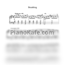 Ноты Ilya Beshevli - Breathing - предпросмотр