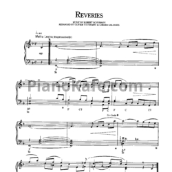 Ноты Richard Clayderman - Reveries - предпросмотр