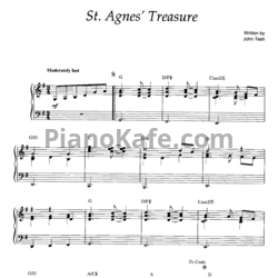 Ноты John Tesh - St. Agnes' Trasure - предпросмотр