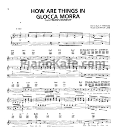 Ноты Burton Lane - How are things in glocca morra? - предпросмотр