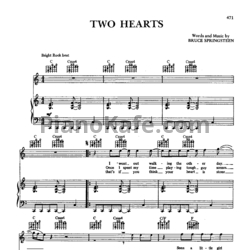 Ноты Bruce Springsteen - Two Hearts - предпросмотр