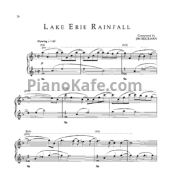 Ноты Jim Brickman - Lake Erie rainfall - предпросмотр
