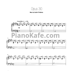 Ноты Dustin O'Halloran - Opus 30 - предпросмотр