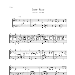 Ноты Oh Jeon Seong - Lake wave