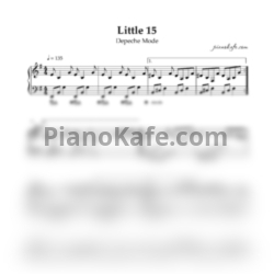 Ноты Depeche Mode - Little 15 (Piano cover) - предпросмотр