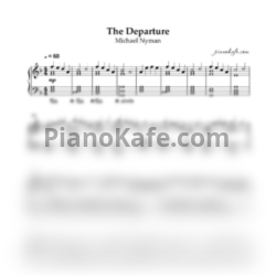 Ноты Michael Nyman - The departure - предпросмотр