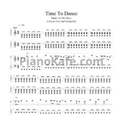 Ноты Panic! At The Disco - Time to dance - предпросмотр