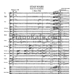 Ноты John Williams - Star wars (Suite for orchestra) - предпросмотр