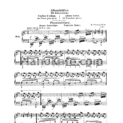 Ноты Роберт Шуман - Фантастический танец (Соч. 124, №5) - предпросмотр