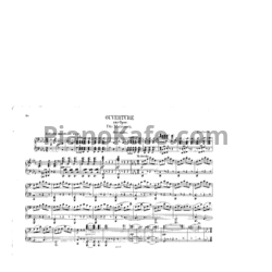 Ноты Фридрих фон Флотов - Увертюра из оперы "Матросы" для фортепиано в 4 руки - предпросмотр