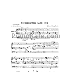 Ноты Эдуард Элгар - Коронационный марш (Op. 65) - предпросмотр