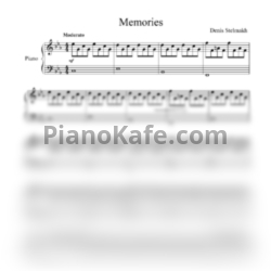 Ноты Denis Stelmakh - Memories - предпросмотр