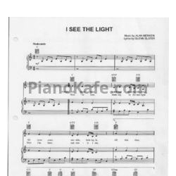 Ноты Mandy Moore & Zachary Levi - I see the light (Версия 2) - предпросмотр