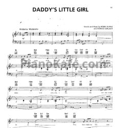 Ноты Bobby Burke and Horace Gerlach - Daddy's little girl