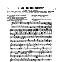 Ноты Jelly Roll Morton - Blues, stomps & ragtime (Книга нот) - предпросмотр