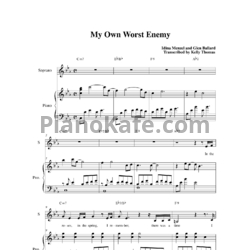 Ноты Idina Menzel - My own worst enemy - предпросмотр