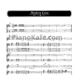 Ноты David Bowie - Modern love (Партитура) - предпросмотр