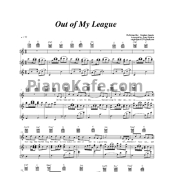 Ноты Stephen Speaks - Out of my league - предпросмотр