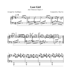 Ноты Toby Fox - Lost girl - предпросмотр