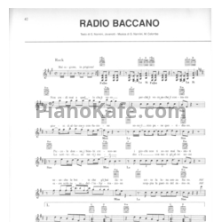 Ноты Gianna Nannini & Jovanotti - Radio baccano