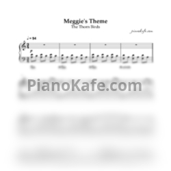 Ноты Henry Mancini - Meggie's theme (Piano cover) - предпросмотр