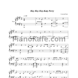 Ноты Katy Perry - Hey hey hey - предпросмотр