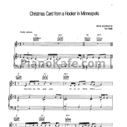 Ноты Tom Waits - Christmas card from a hooker in Minneapolis - предпросмотр
