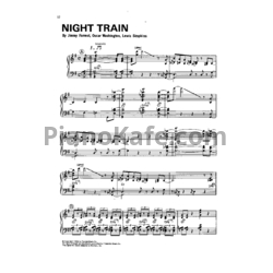Ноты Oscar Peterson - Night train - предпросмотр