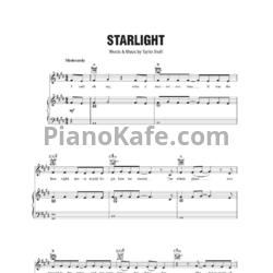 Ноты Taylor Swift - Starlight - предпросмотр