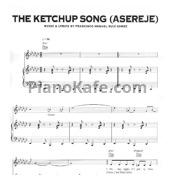 Перевод песни нот. The Ketchup Song las Ketchup. Inner circle Sweat Ноты a-la-la-la long.