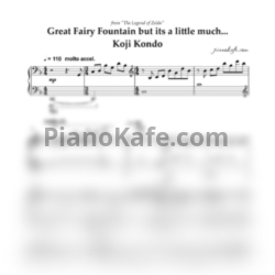 Ноты Koji Kondo - Great Fairy Fountain but it's a little much - предпросмотр