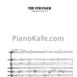 Ноты Billy Joel - The Stranger (Партитура) - предпросмотр