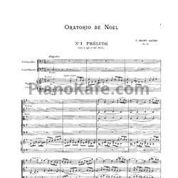 Ноты Камиль Сен-Санс - Рождественская оратория для солистов, хора и оркестра (Op. 12) - предпросмотр