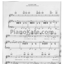 Ноты Chris Rea - Lucky day - предпросмотр