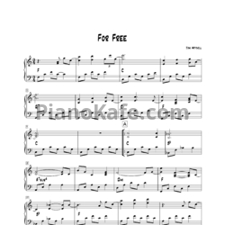 Ноты Joni Mitchell - For free - предпросмотр