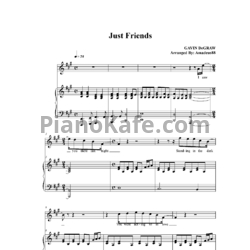 Ноты Gavin Degraw - Just friends