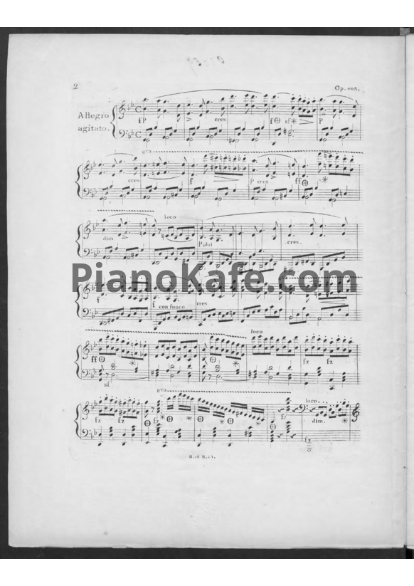 Ноты Карл Черни - Гранд-рондо (Op. 405) - PianoKafe.com