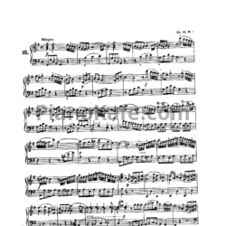 Ноты Муцио Клементи - Сонатина соль мажор (Op. 38, №1) - предпросмотр