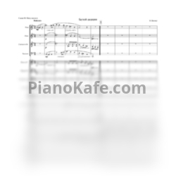 Ноты Вениамин Баснер - Белой акации (Партитура и голоса для небольшого оркестра) - предпросмотр