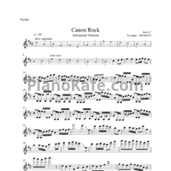 Ноты Jerry C - Canon rock
