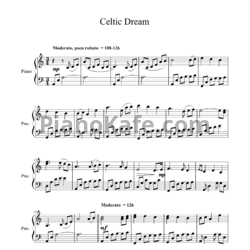 Ноты Michele McLaughlin - Celtic dream
