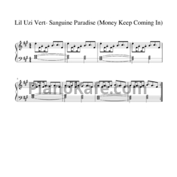 Ноты Lil Uzi Vert - Sanguine paradise