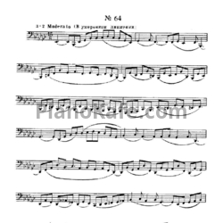 Ноты В. Блажевич - Этюд №64 - предпросмотр