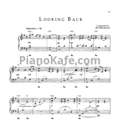Ноты Jim Brickman - Looking back - предпросмотр