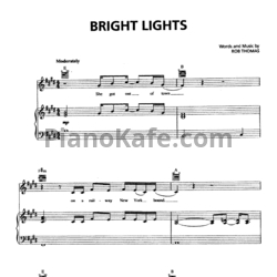 Ноты Matchbox 20 - Bright lights