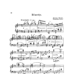 Ноты Edward MacDowell - Bruette - предпросмотр