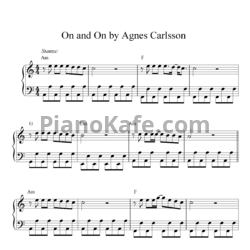 Ноты Agnes Carlsson - On and on