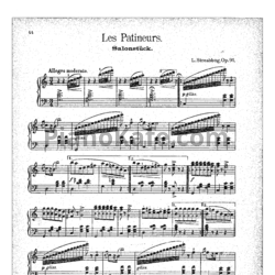 Ноты Л. Гоббартс - Конькобежцы (Op. 91) - предпросмотр