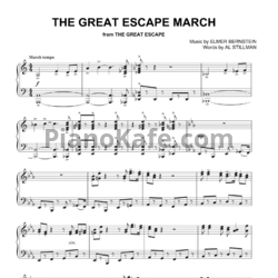 Ноты Elmer Bernstein - The great escape march