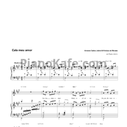 Ноты Antonio Carlos Jobim & Vinicius de Moraes - Cala meu amor - предпросмотр